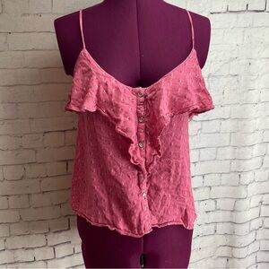 American Eagle outfitters size small pink floral tank top